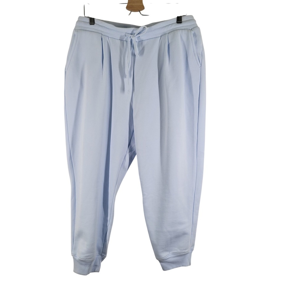 A New Day‎ Womens Light Blue Sweatpants Joggers Pants Size XXL Fleece Lined